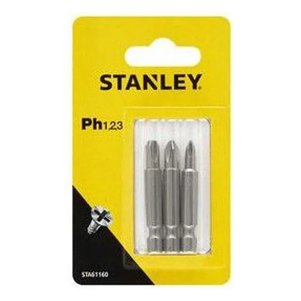 Stanley STA61160 3 Inserti 48MM PH 1-2-3 – cod. CPD39862