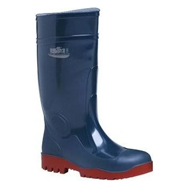 Stivali di Sicurezza Nitrile Blu/Rosso