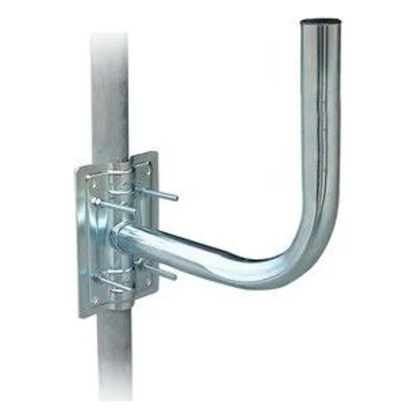 Supporto Antenna Curvo Palo Muro 24 cm FIG.2 – cod. CPD11289