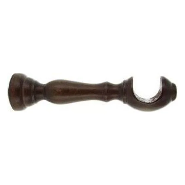 Supporto Legno per Bastone Noce Scuro 10 cm 2 PZ – cod. CPD9247