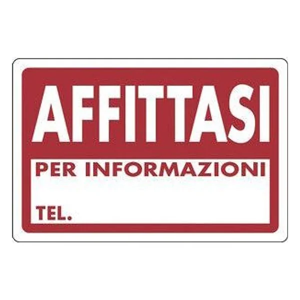 Targa Segnaletica Affittasi – cod. CPD2121