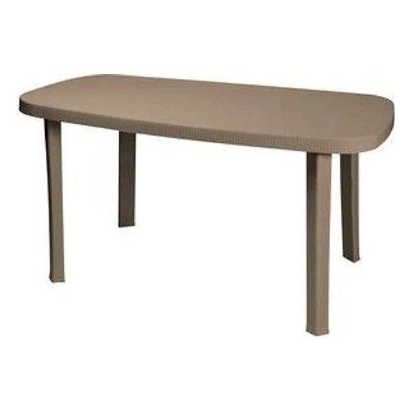 Tavolo Garden Otello 136X82XH72CM Tortora – cod. CPD99541
