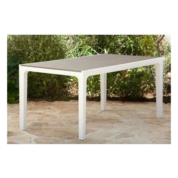 Tavolo Harmony 160X90X74CM Bianco/Cappuccino – cod. CPD93800