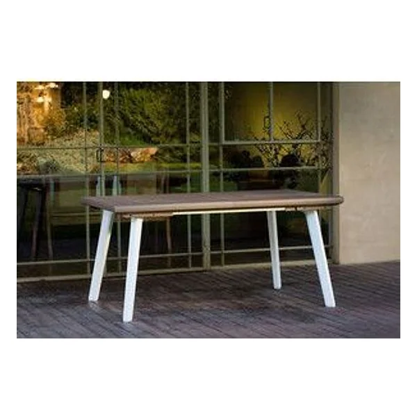 Tavolo Harmony Estens 160/240X100X74CM Bco/Capp – cod. CPD93801