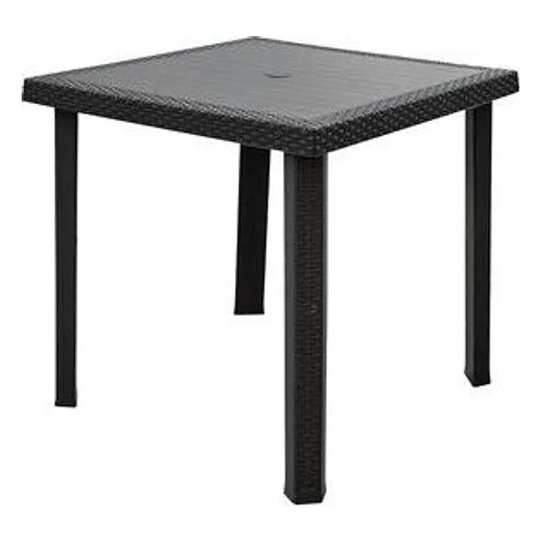 Tavolo Rattan Figaro 80X80XH72CM Antracite – cod. CPD98207