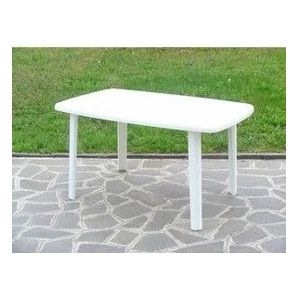 Tavolo Resina 137X85XH72CM Bianco – cod. CPD6063