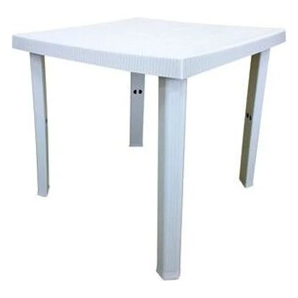 Tavolo Resina Figaro 80X80XH72CM Bianco – cod. CPD99537