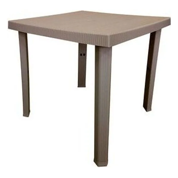 Tavolo Resina Figaro 80X80XH72CM Tortora – cod. CPD99538
