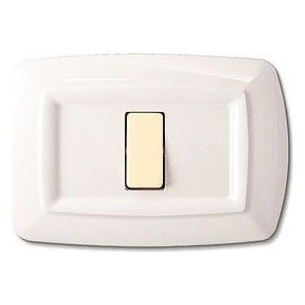Tondo' Placca Magic Plast 1P Bianco – cod. CPD16716