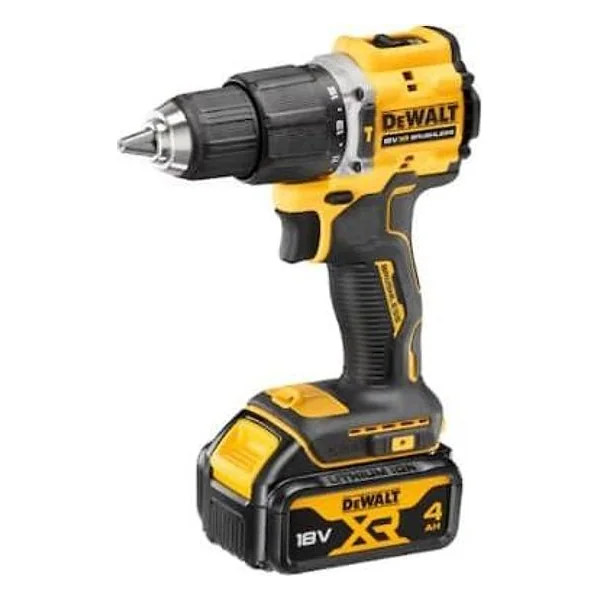 Trapano avvitatore con perc 100 ANNI 18V XR 2 BATT 4AH DEWALT – cod. DEWDCD100YM2T-QW
