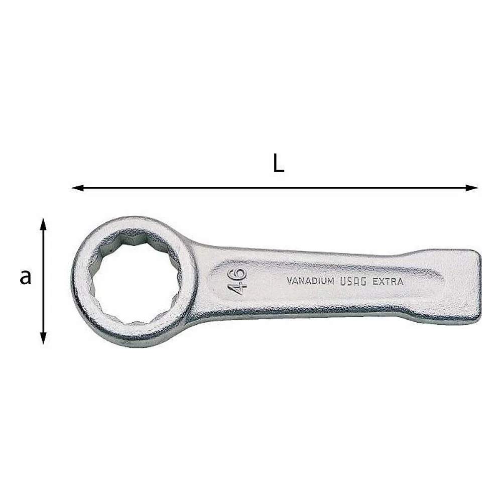 Usag 254 P_3 1/8 Chiave a Percussione – cod. USAU02540133