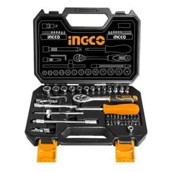 Valigetta Set 45 PZ da 1/4 Poll Ingco – cod. INCHKTS14451