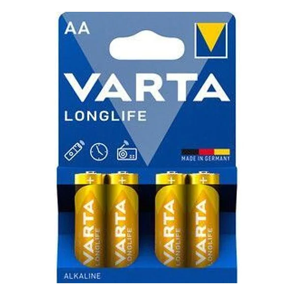 Varta Batt Longlife Alcalina Stilo BL 4 PZ – cod. CPD18842