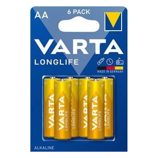 Varta Batt Longlife Alcalina Stilo BL 6 PZ – cod. CPD13298