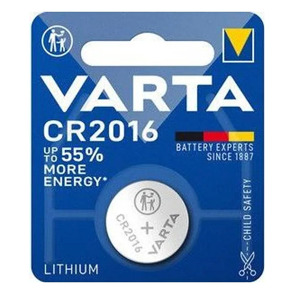 Varta Batteria a Bottone CR2016 Litio BL 1 PZ – cod. CPD93488
