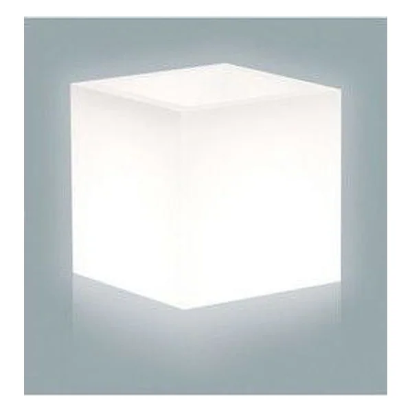 Vaso Cube Bright 40X40XH41CM 13,5 L Bianco – cod. CPD214