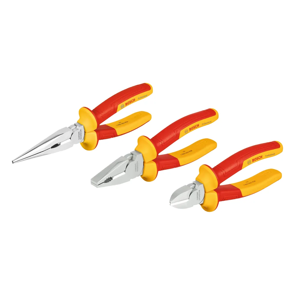 VDE Set pinze 3 pezzi – cod. BOS1600A02NG0