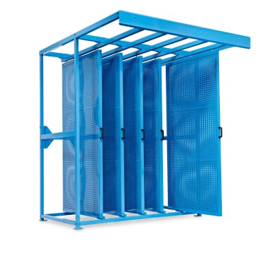 20 m² di pannelli porta-utensili composti da 5 pann.bifac.da 2000x1000