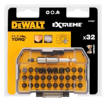 32pc IR Torsion screwdriving set XSTC DEWALT