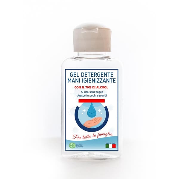 72 GEL IGIENIZZANTE ALCOOL 70 + GLICERINA 80ML