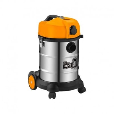 ASPIRAPOLVERE-LIQUIDI INOX 30LT.1200W INGCO