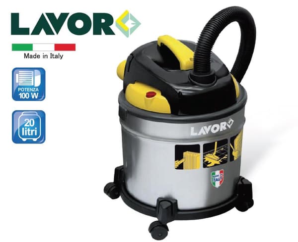 ASPIRATORE 20 LT.INOX VAC20S WET&DRY LAVORWASH