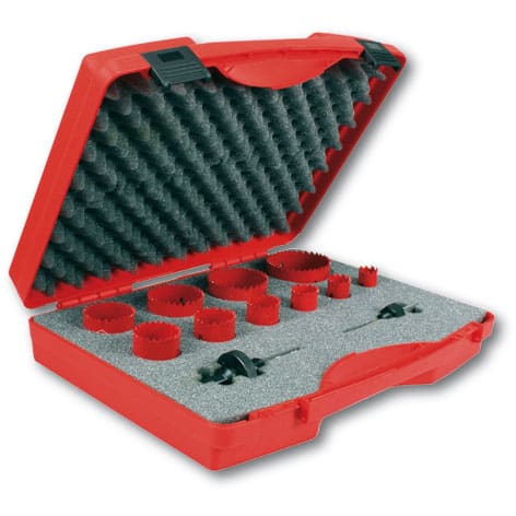 ASSORTIMENTO DI 10 SEGHE A TAZZA BIMETALLICHE 988 G/S12 USAG