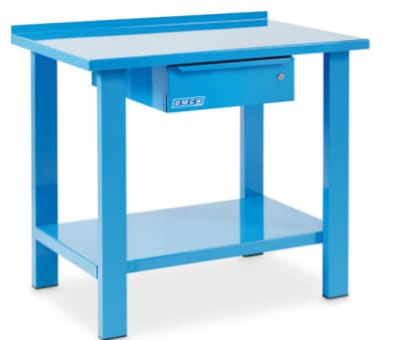 Banco da lavoro mm. 1500x700x850 h. completo di n. 1 cassetto