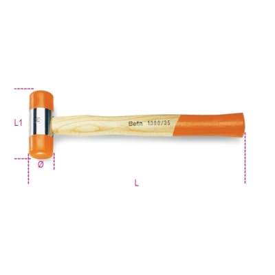 BETA MAZZUOLE BATTENTI PLASTICA 45