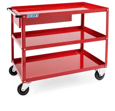 Carrello gigante a tre piani con cassetto (smontabile)