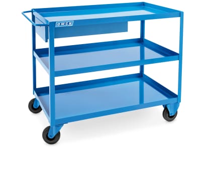 Carrello gigante a tre piani con cassetto