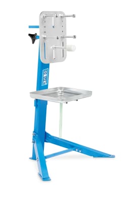 Cavalletto rotativo universale per la revisione motori motocicli