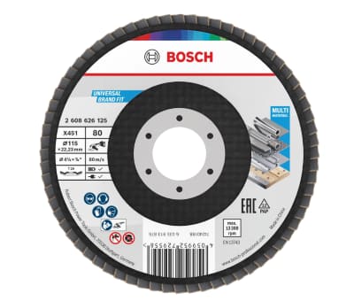Disco lamellare X451 Ø115 versione angolata G80