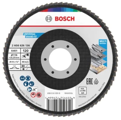 Disco lamellare X451 Ø115 versione dritta G120