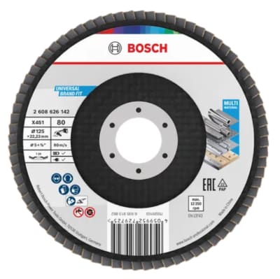 Disco lamellare X451 Ø125 versione angolata G80