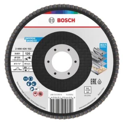 Disco lamellare X451 Ø125 versione dritta G120