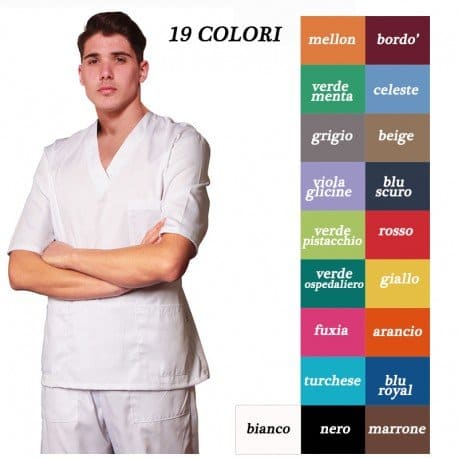DIVISA COMPLETA UNISEX SANITARIA INFERMIERE ART.OP151MC