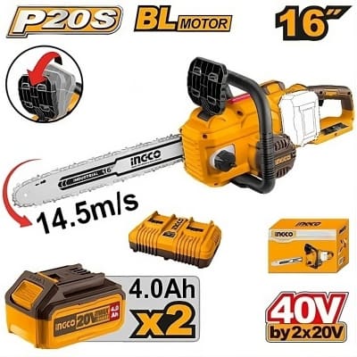 ELETTROSEGA 20V 2AH +2BATT.E CARIC.INGCO