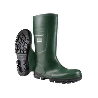 EUROPROTECTION DUNLOP WORKIT SAFETY S5 Stivale di sicurezza in PVC verde
