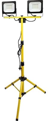 FARETTO A LED 2 X 50 W SU TREPPIEDE LUCE FREDDA MISTRAL