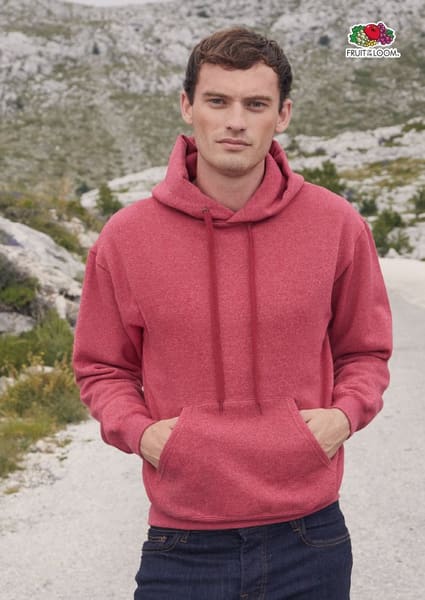 Felpa Con Cappuccio e Tasconi Fruit Of The Loom 62208
