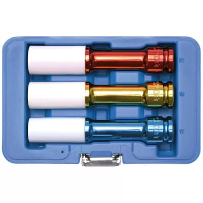 FERMEC-BGS SET 3 BUSSOLE MACCH.RIV.PLASTICA 1/2" L.150MM BGS