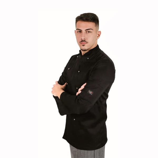 Giacca da Cuoco Chef Colore Nero Ab 060n