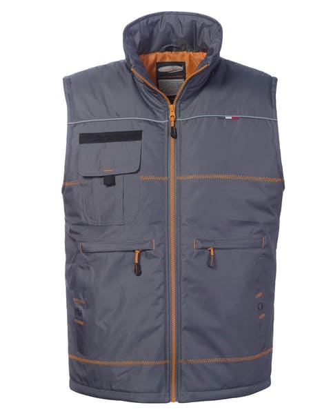 GILET IMBOTTITO DIXON GRIGI ROSSINI TRADING