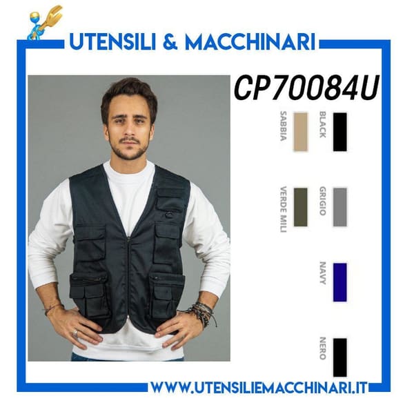 GILET MULTITASCA ART. CP70084U WORKWEAR