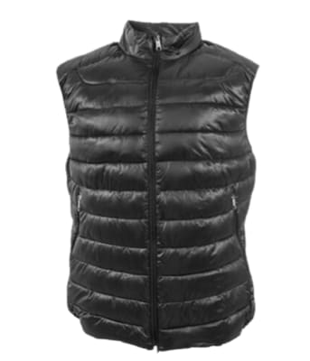 GILET NERO-BEIGE SEBA