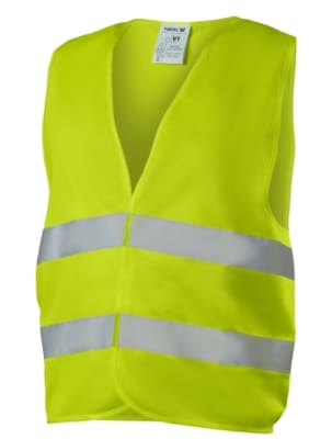 GILET ROAD GIALLO FLUO NERI