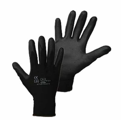 GUANTO POLYUR.NERO BLUCITY