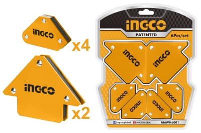 INGCO SET 6 PZ.SUPPORTI MAGNETICI PER SALD.