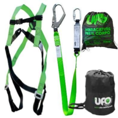 IRUDEK KIT IMBRACATURA DI SICUREZZA ATTACCO DORSALE CON ASSOR. ENERGIA E MOSCH